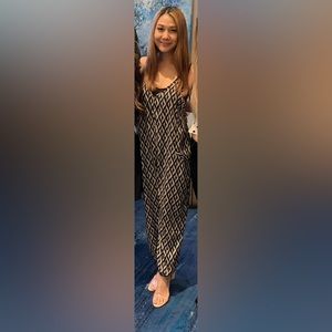 Brown/black long pants romper! Super soft material. Looks new. Barely worn.